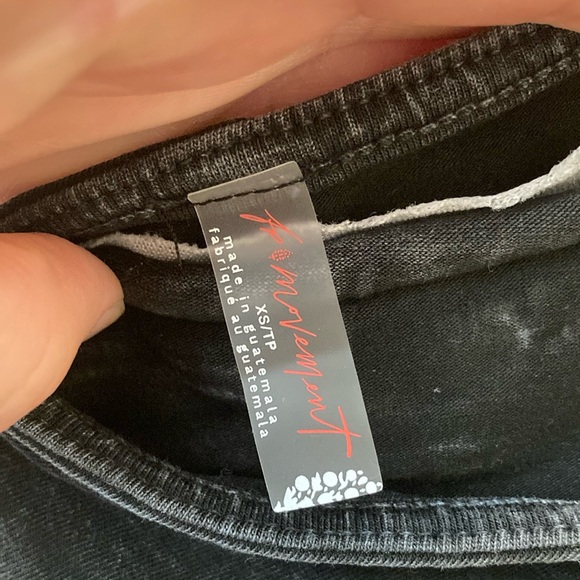 FP Movement by Free People Charcoal Hot Shot Halter Romper XS NWOT - Picture 6 of 6